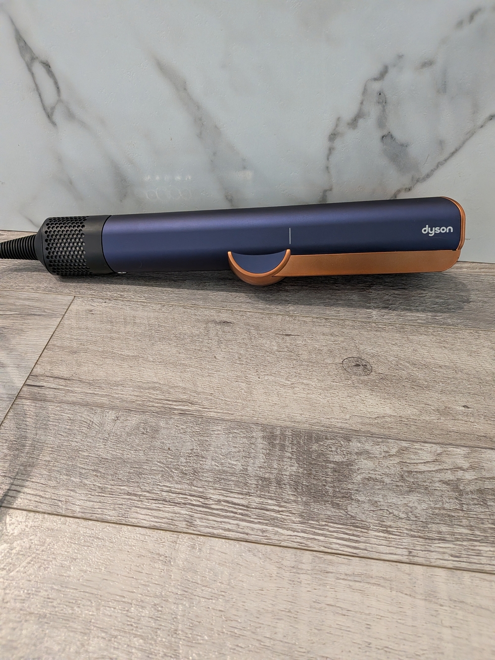 Dyson Airstrait dryer and straightener (Prussian Blue/Copper)